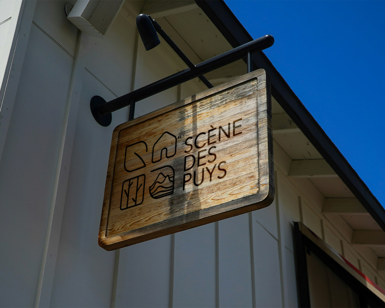 Pancarte Scène des Puys